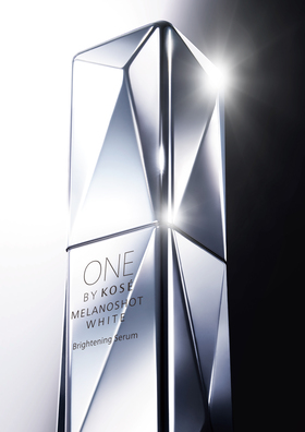 Released ONE BY KOSÉ Melanoshot W, a medicated brightening serum containing kojic acid, a naturally derived active ingredient