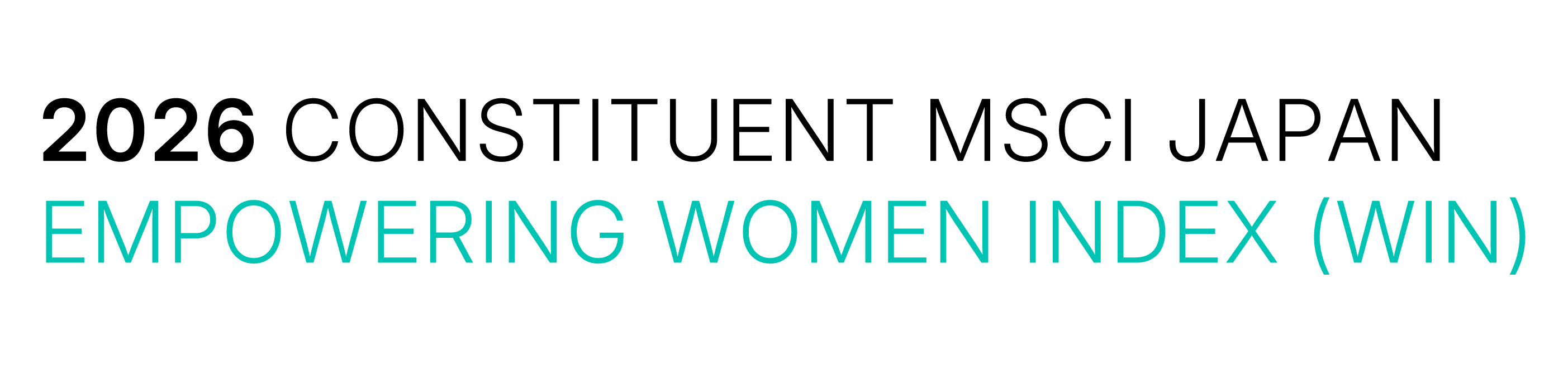 MSCI Japan Empowering Women Index (WIN)