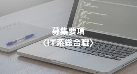 募集要項＜IT系総合職＞