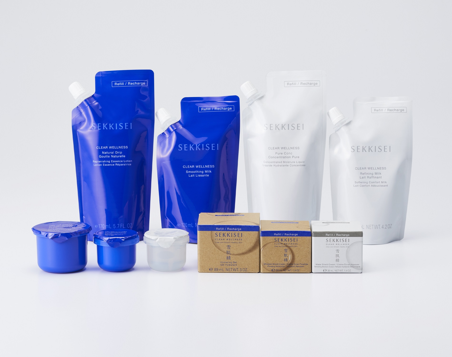 「雪肌精クリアウェルネス」シリーズ商品写真