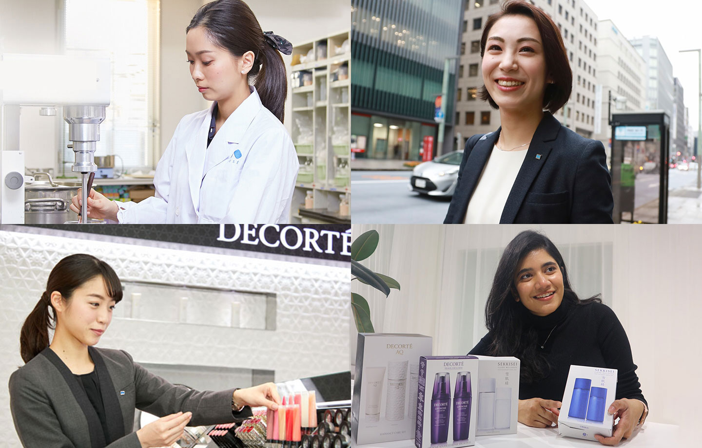 女性社員たちの写真