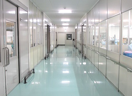 工場内通路の写真