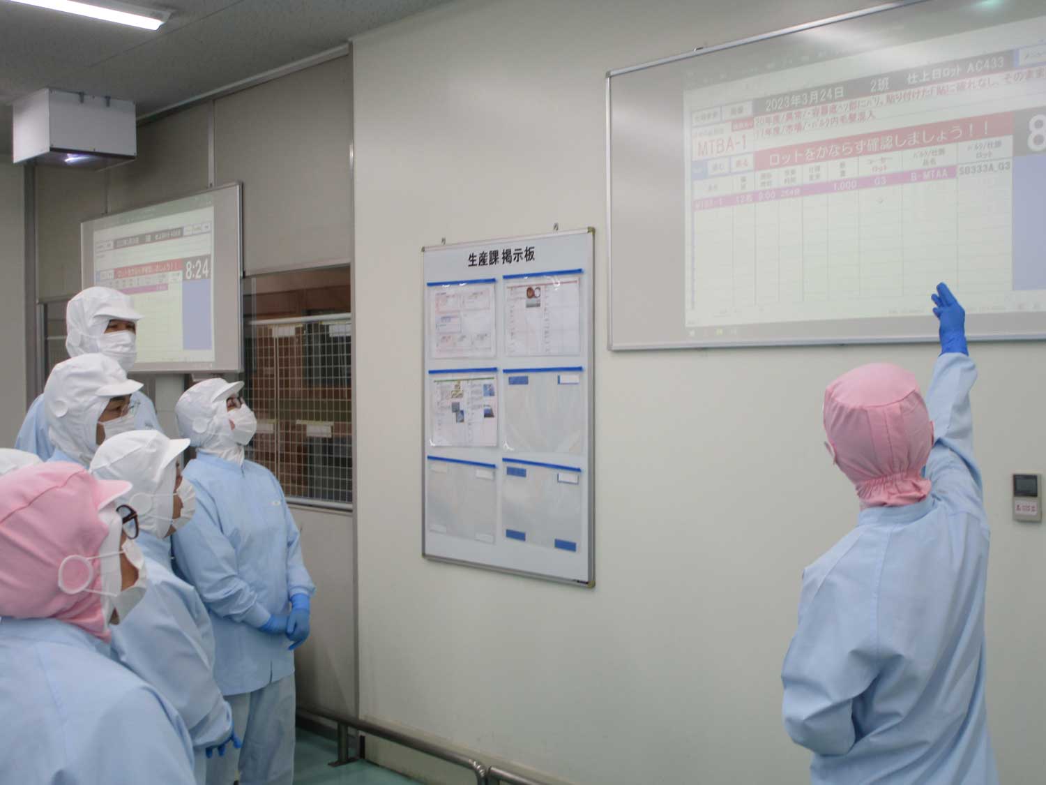 工場内通路の写真